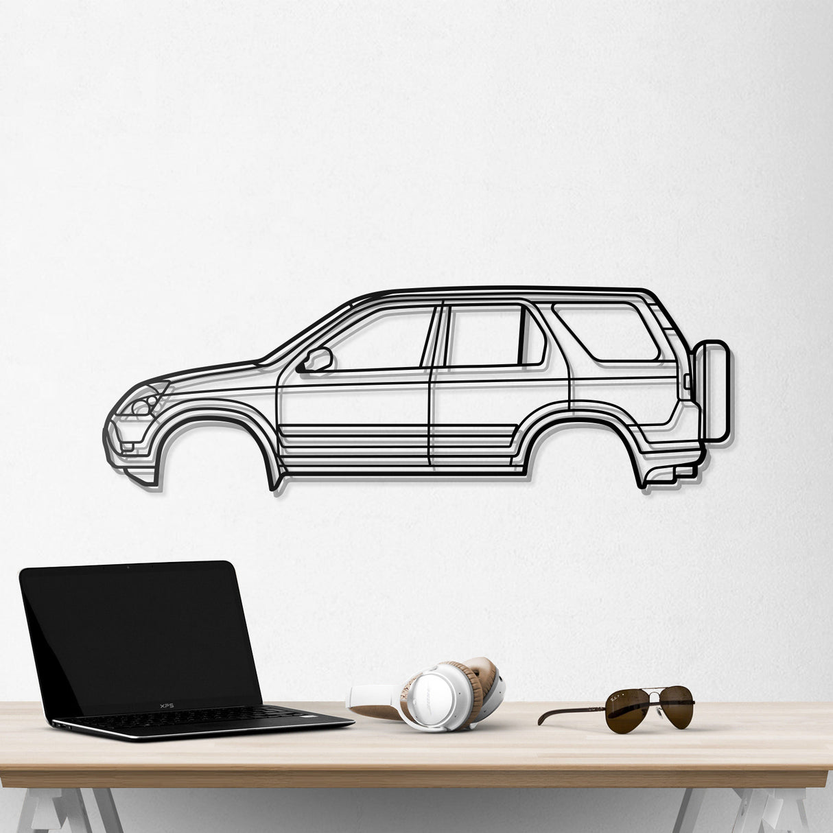 2002 CR-V 2nd Gen Metal Car Wall Art - NC0296