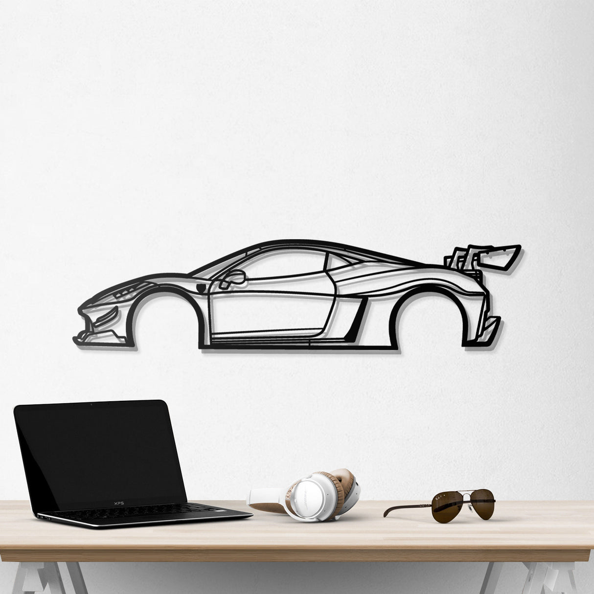 2010 458 Italia Liberty Walk Metal Car Wall Art - NC0397