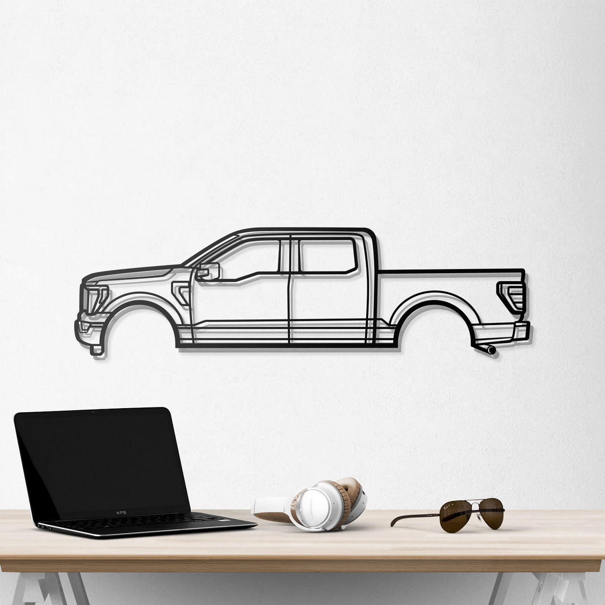 2021 F-150 14th Gen Metal Car Wall Art - NC0748