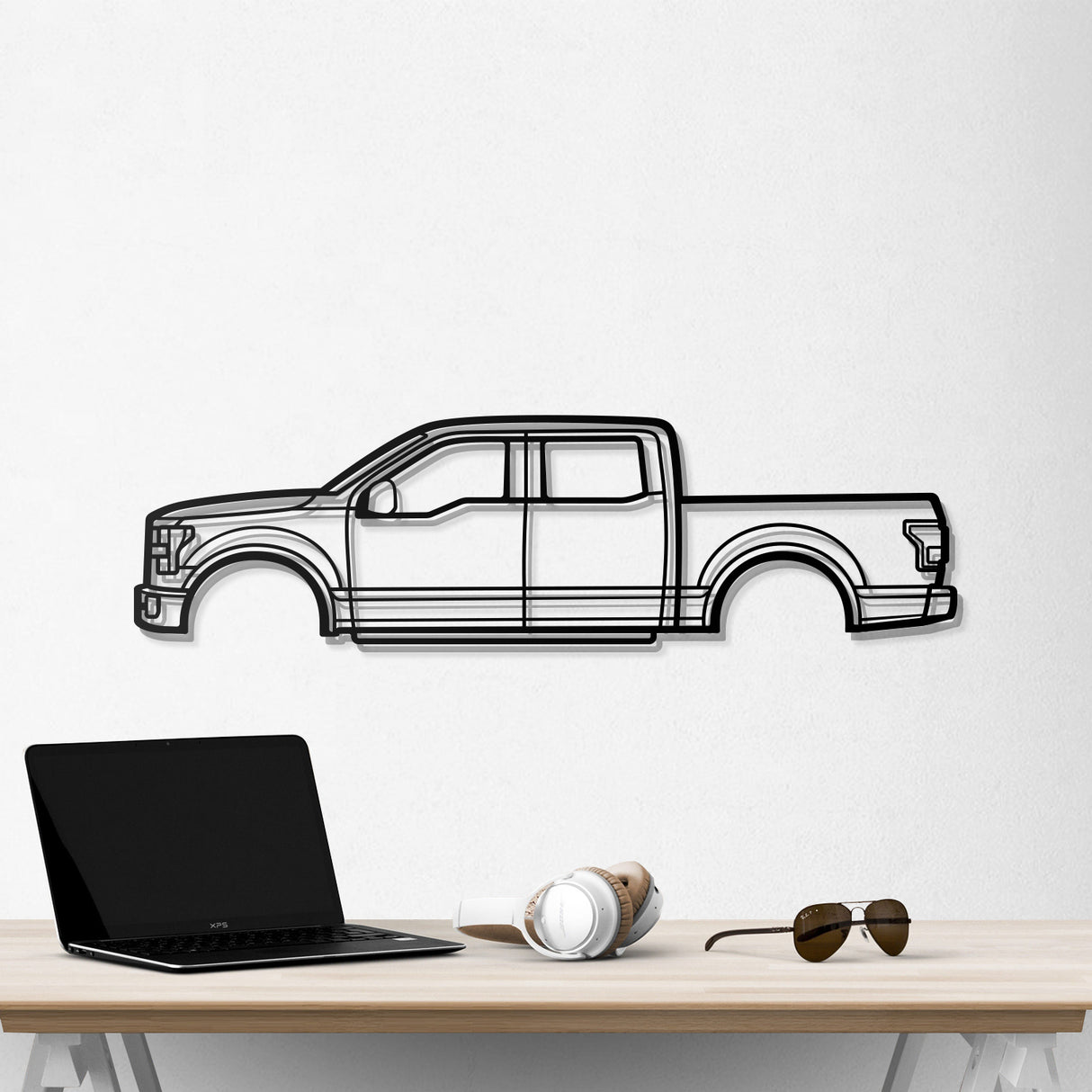 2015 F-150 13th Gen Metal Car Wall Art - NC0530