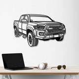 2018 Tacoma Perspective Metal Car Wall Art - NC0469