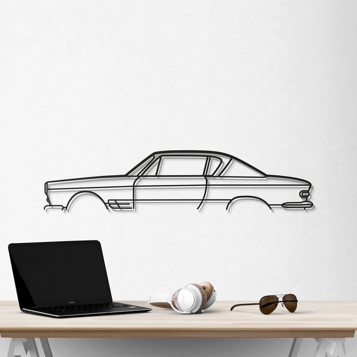 1966 2300 Classic Metal Car Wall Art - NC0079