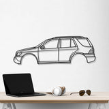 1998 M-Class W163 (1st Gen) Metal Car Wall Art - NC0269