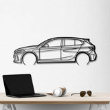 2021 M135i F40 Detailed Metal Car Wall Art - NC0754