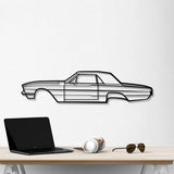 1966 Thunderbird Metal Car Wall Art - NC0091