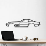 1970 Corvette ZR-1 Metal Car Wall Art - NC0131