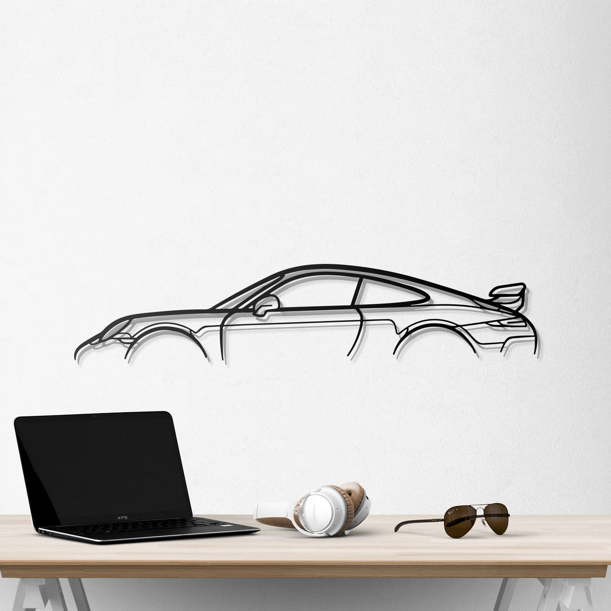 911 GT3 Model 991 Metal Car Wall Art - NC0853