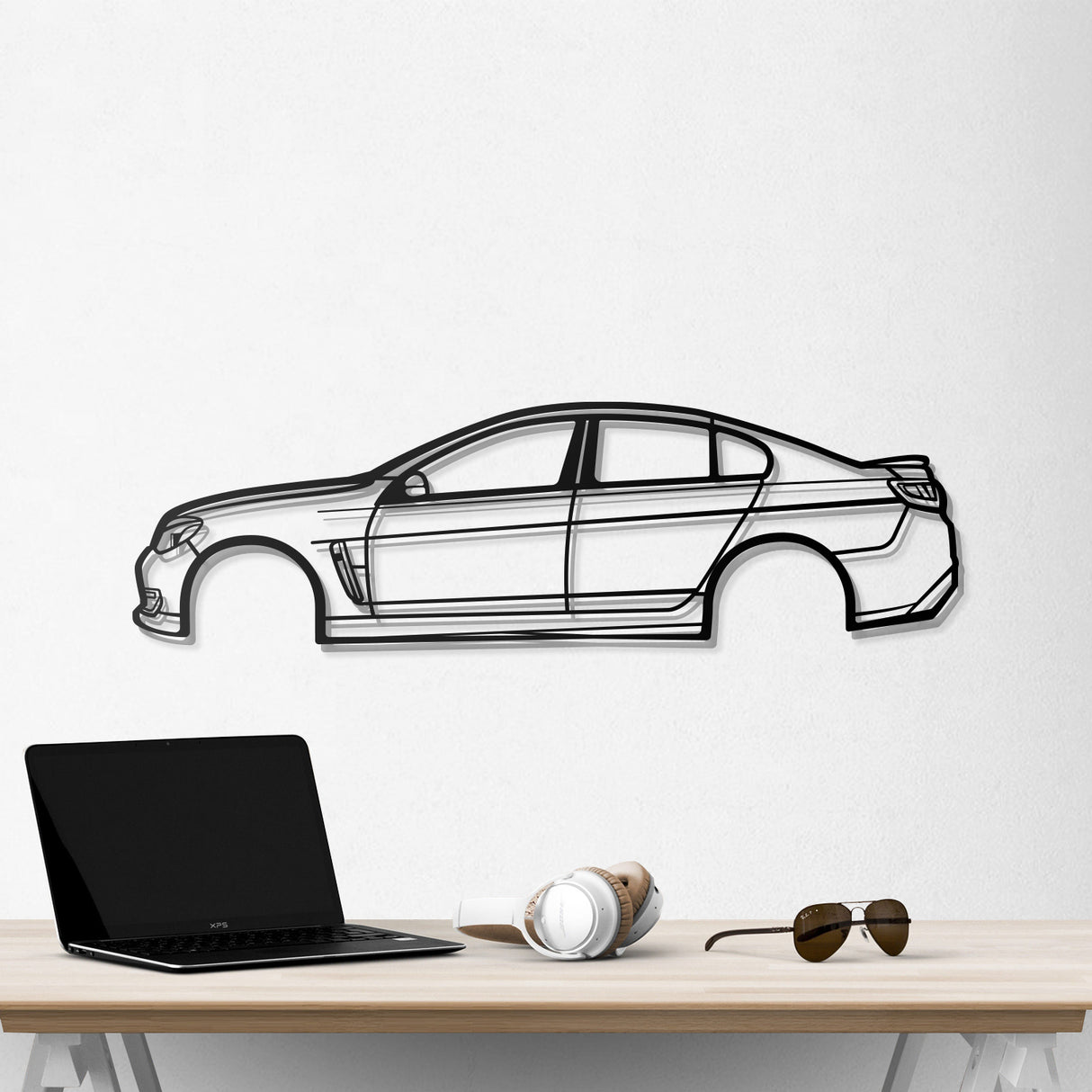 2017 Commodore SSV Metal Car Wall Art - NC0585