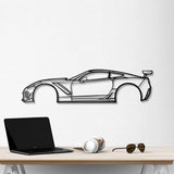 2019 Corvette ZR1 3ZR Metal Car Wall Art - NC0653