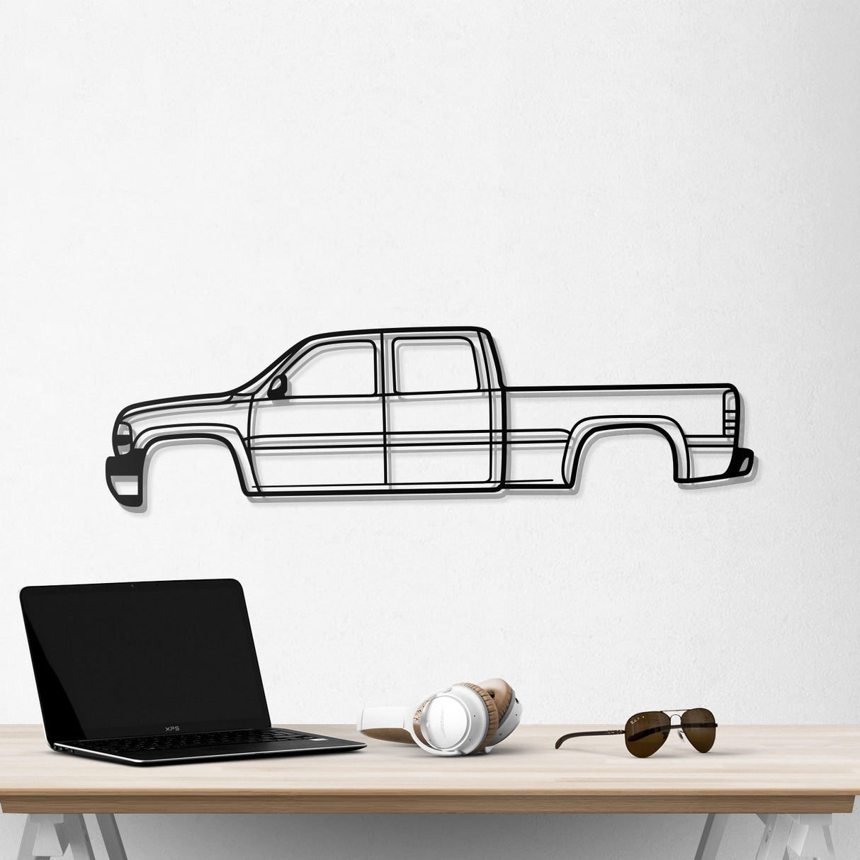 2001 Silverado 2500HD Metal Car Wall Art - NC0294