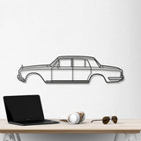 1965 Silver Shadow Metal Car Wall Art - NC0076