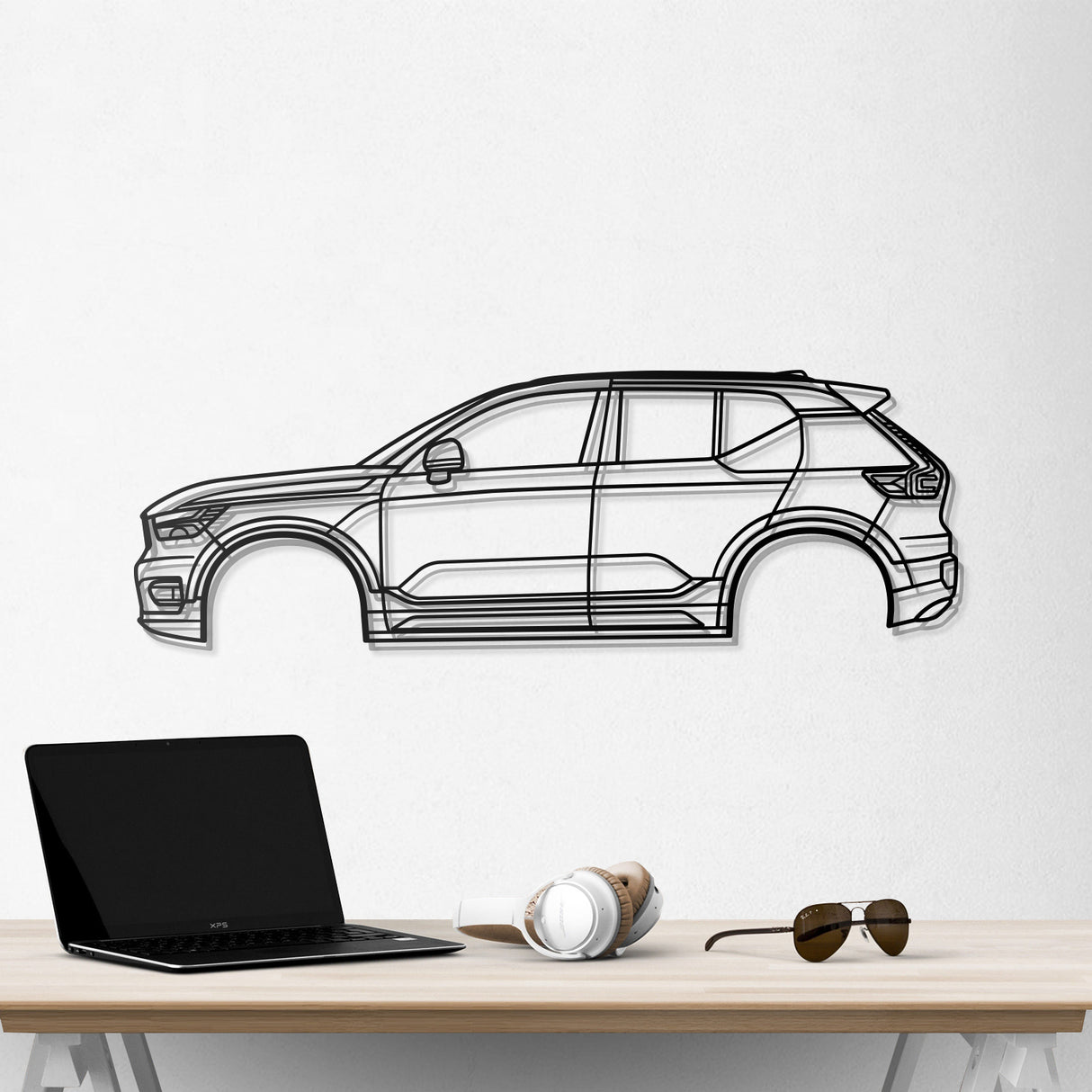 2019 XC40 1st Gen Metal Car Wall Art - NC0688