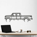 1976 F-350 Metal Car Wall Art - NC0171