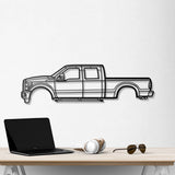 2011 F-250 Super Duty 3rd Gen Metal Car Wall Art - NC0419