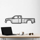 1999 F-350 Super Duty 1st Gen Metal Car Wall Art - NC0275