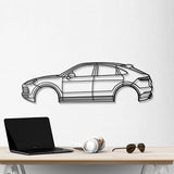 2020 Cayenne Coupe 3rd Gen Metal Car Wall Art - NC0694