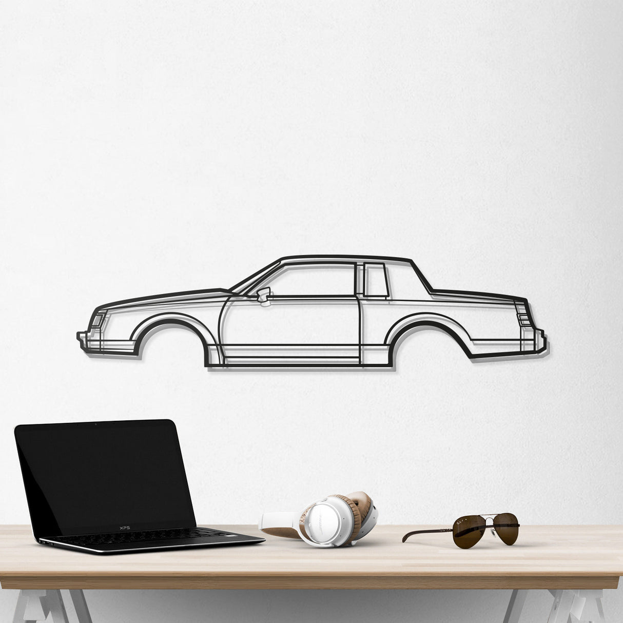 1986 Regal Coupe Metal Car Wall Art - NC0208