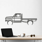 1977 F100 Tray Back Metal Car Wall Art - NC0175