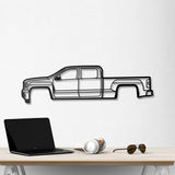 2014 Sierra 1500 4th Gen Metal Car Wall Art - NC0511