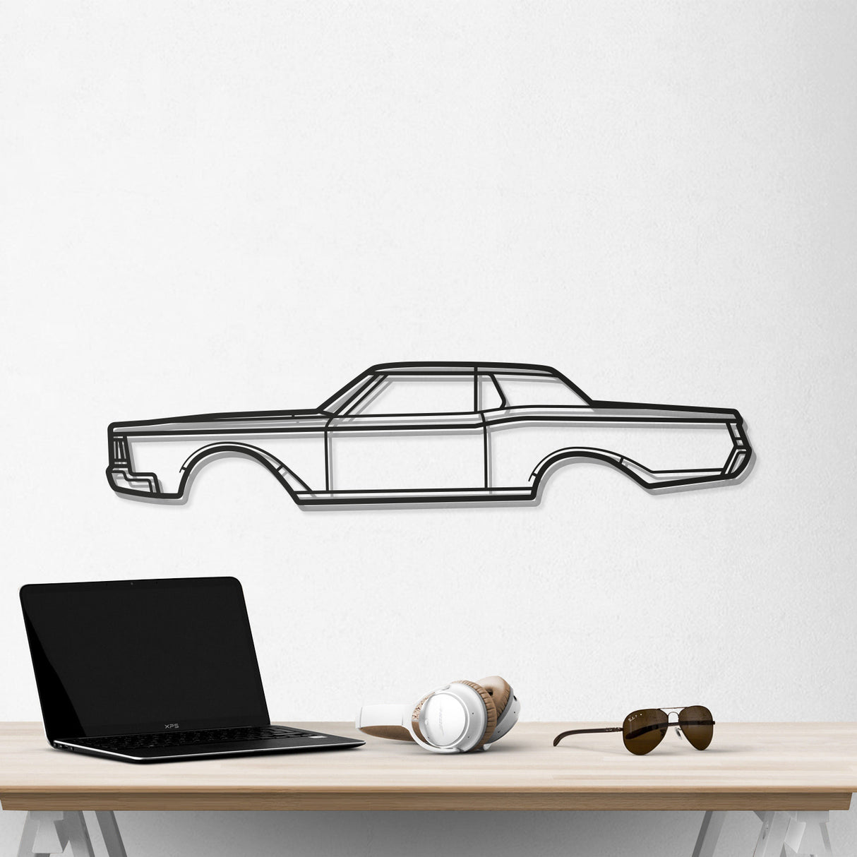 1968 Mark III Metal Car Wall Art - NC0109