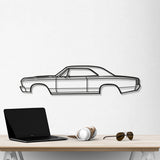 1967 Chevelle Metal Car Wall Art - NC0094