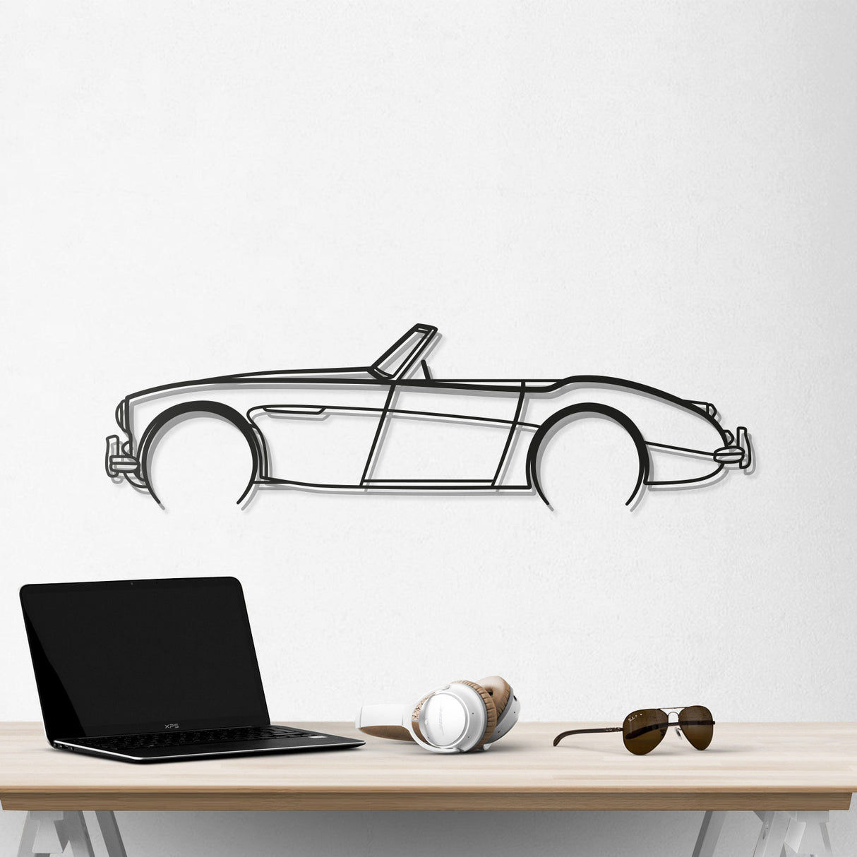 1957 3000 106 Detailed Metal Car Wall Art - NC0045