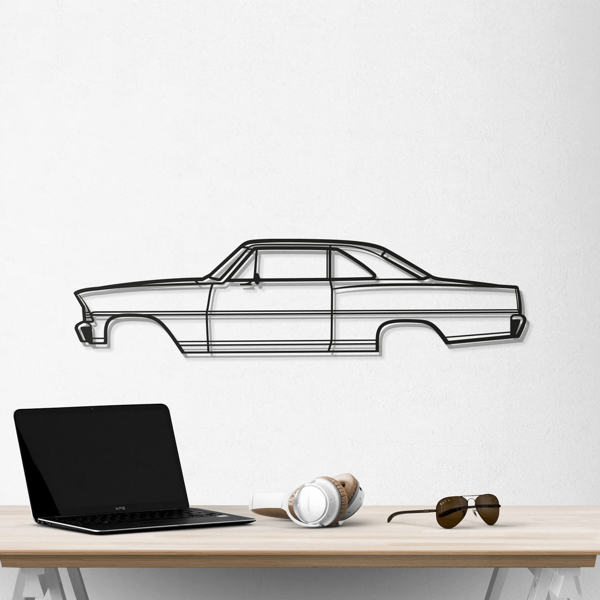 1967 Nova Metal Car Wall Art - NC0102