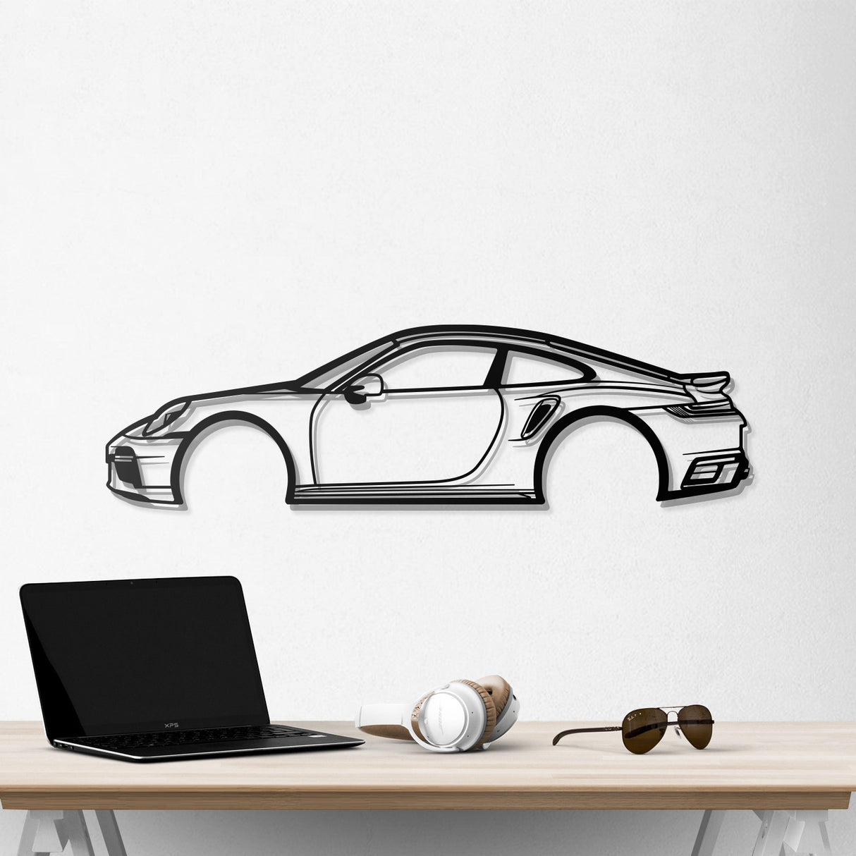 911 993 Metal Car Wall Art - NC0845