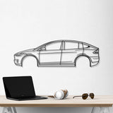 2020 Model X Performance Metal Car Wall Art - NC0715