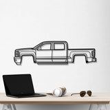 2015 Silverado 1500 Metal Car Wall Art - NC0540