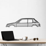 205 GTI Classic Metal Car Wall Art - NC0827