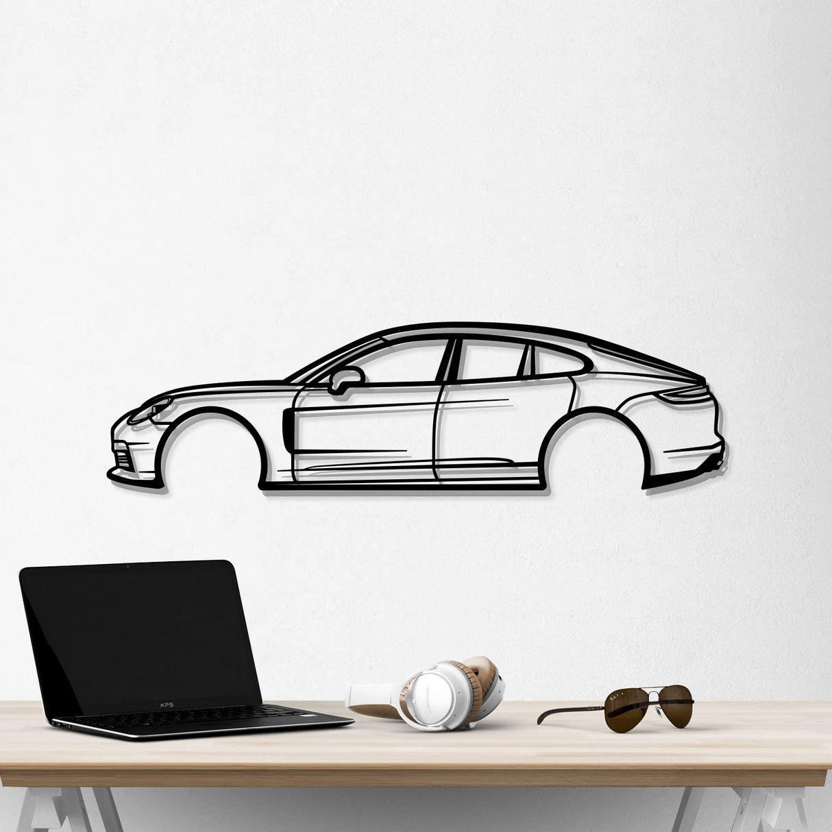 2022 Panamera 4S Metal Car Wall Art - NC0802