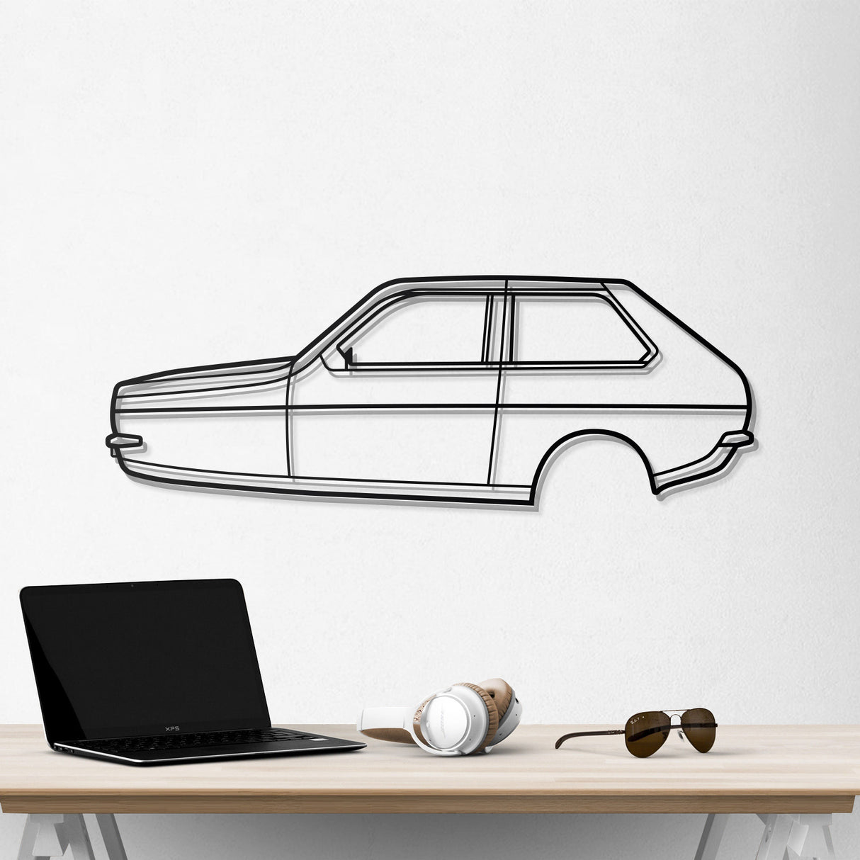 1977 Reliant Robin (MK1) Metal Car Wall Art - NC0176