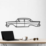 1957 Bel Air Metal Car Wall Art - NC0046