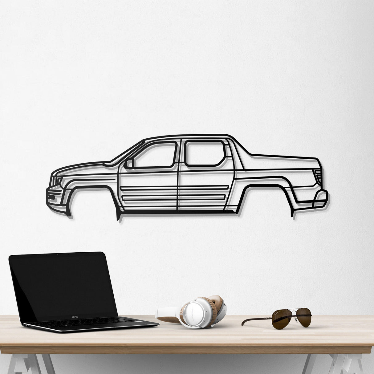 2006 Ridgeline 1st Gen Metal Car Wall Art - NC0335