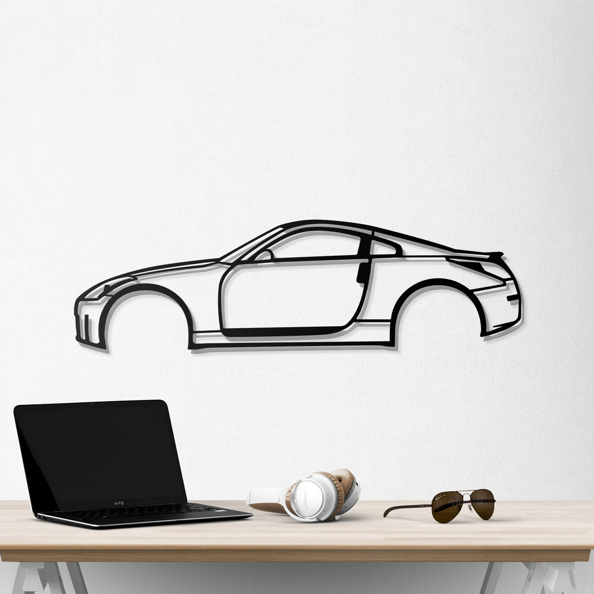 2005 350Z Metal Car Wall Art - NC0319