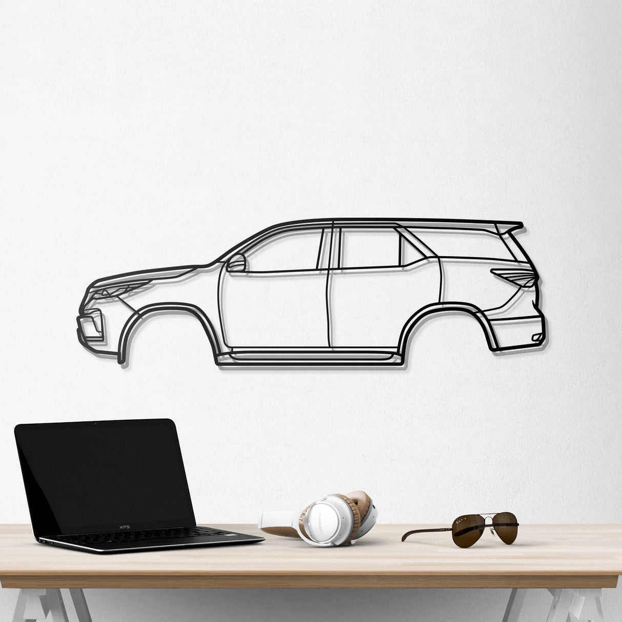 2016 Fortuner (2nd Gen) Metal Car Wall Art - NC0565