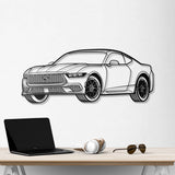 2023 Mustang Perspective Metal Car Wall Art - NC0443