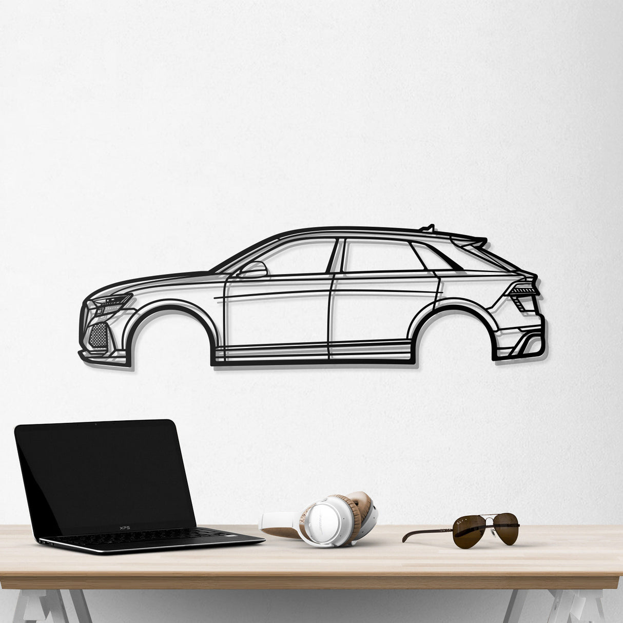 2023 RSQ8 Metal Car Wall Art - NC0826