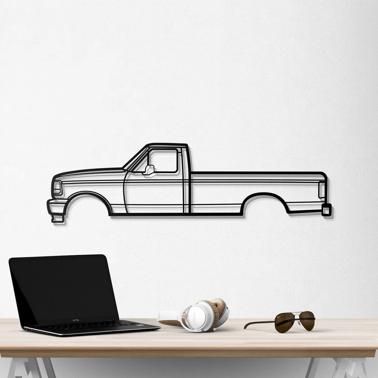 1993 F-150 9th Gen Metal Car Wall Art - NC0243