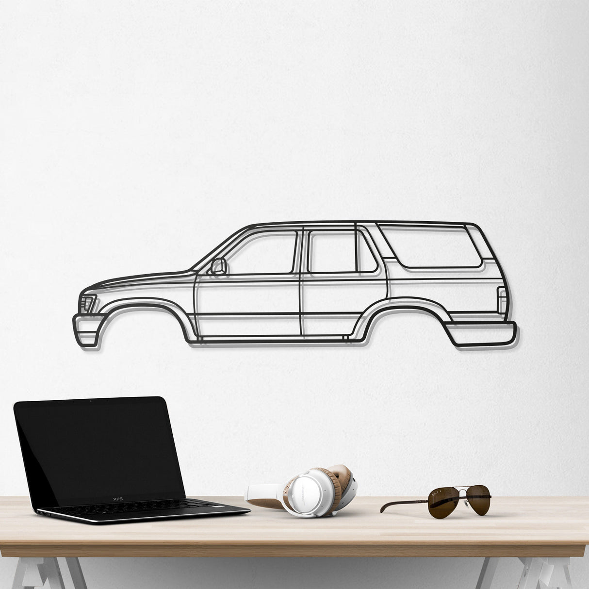 1990 4Runner 2nd Gen (N120) Metal Car Wall Art - NC0226