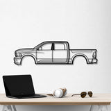 2013 Ram 1500 HEMI Metal Car Wall Art - NC0485