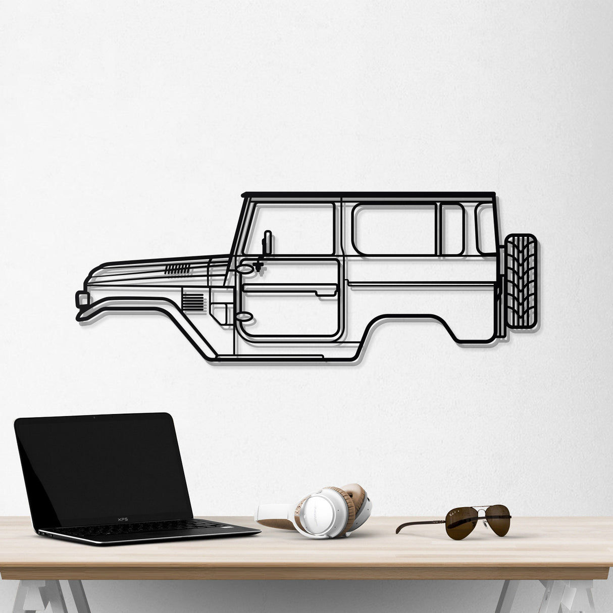 1979 FJ40 Metal Car Wall Art - NC0183