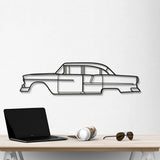 1955 Bel Air Metal Car Wall Art - NC0036