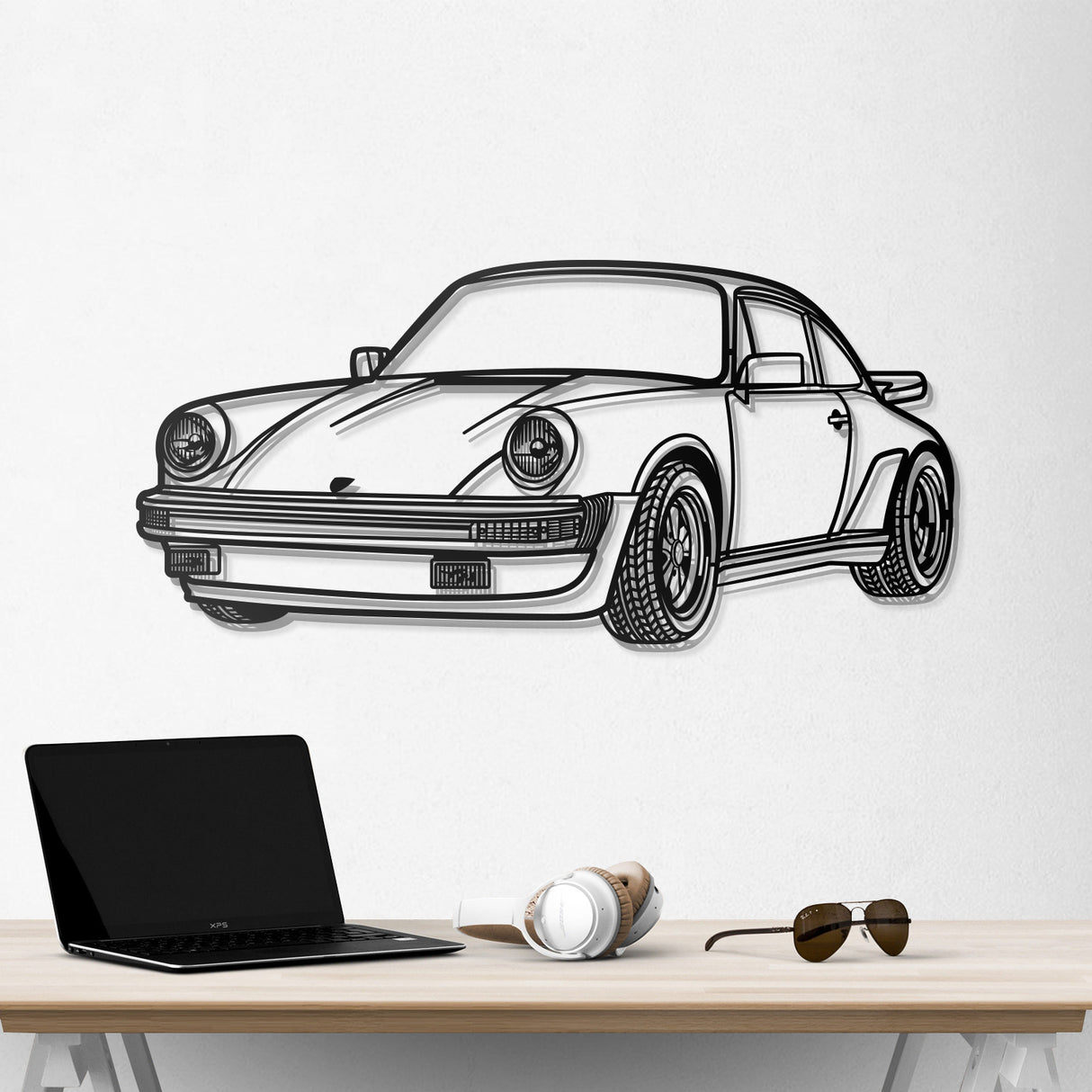 911 930 Perspective Metal Car Wall Art - NC0459