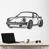 911 930 Perspective Metal Car Wall Art - NC0459