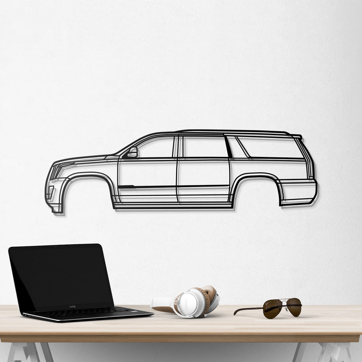 2015 Escalade ESV 4th Gen Metal Car Wall Art - NC0529