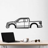 2010 F-150 SVT Raptor 1st Gen Metal Car Wall Art - NC0401