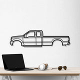 1998 F-250 Super Duty 1st Gen Metal Car Wall Art - NC0265