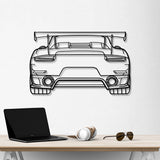 911 GT2 RS Model 991 Back Metal Car Wall Art - NC0850